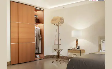 Hafele’s SLIDO F-Line42 50B wardrobe systems