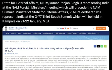 NAM Summit: External Affairs Minister Jaishankar will lead the Indian delegation at the summit in Uganda, to be organized in Kampala
