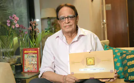 Renowned Series Director Shri Moti Sagar, Youngest Son of Late Dr. Ramanand Sagar, Receives Exclusive Invitation to Ram Temple Consecration Ceremony