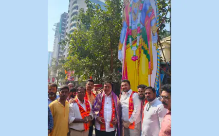 Arjun Kandhari from Yuvasena organizes live LED screening of Ram Mandir inauguration for the common man