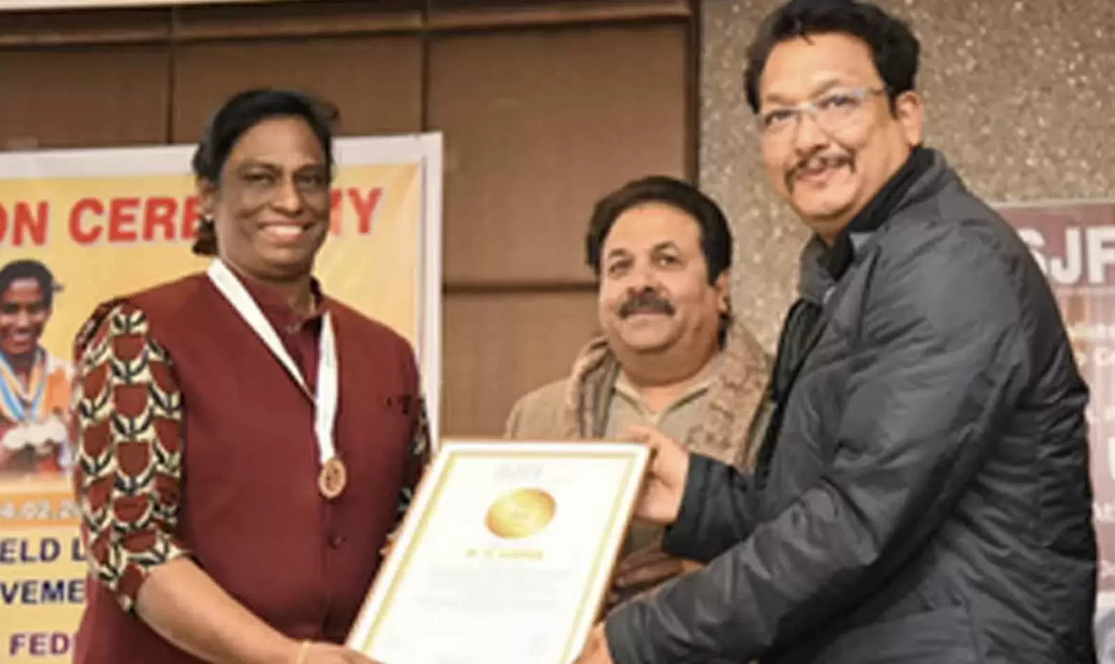 Lifetime Achievement Award to Indian Olympic Association President PT Usha