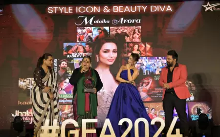 Malaika Arora Radiates Elegance at the 'Global Fame Awards 2024' Hosted by Vkonnect Events & Entertainment