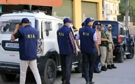 Big action by NIA in case of radicalization of prisoners in Bengaluru jail, raids in 17 areas in seven states