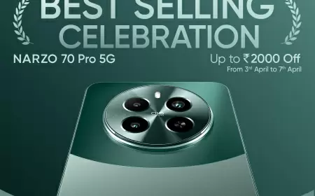 realme announces ‘Best-Selling Celebration’ offers on the latest realme NARZO smartphones starting from 3rd April on realme.com and Amazon.in