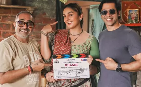 After starring in 'Maharani', Huma Qureshi has started filming her new movie 'Gulaabi'