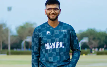 Pradyuman Singh broke cricketer Chris Gayle's record in the university match