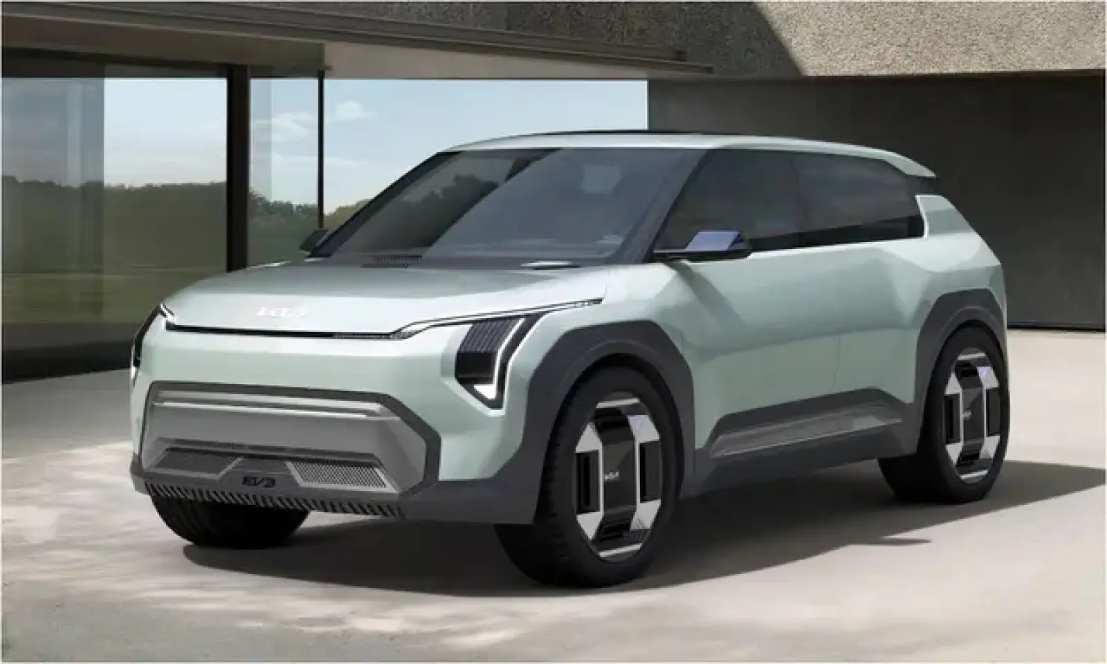 Kia shows glimpse of new compact electric SUV EV3, to be launched on May 23