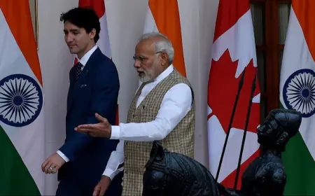 'Don't glorify violence', India's Trudeau government again reprimanded, anti-India slogans raised in 'Nagar Kirtan' parade