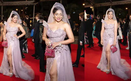 Iti Acharya Stuns in Catwalk Couture at Cannes for Third Year Running