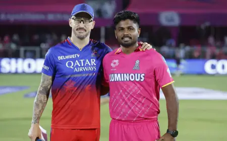 Crucial match between Rajasthan Royals and Royal Challengers Bangalore today, the playing 11 of both will be like this