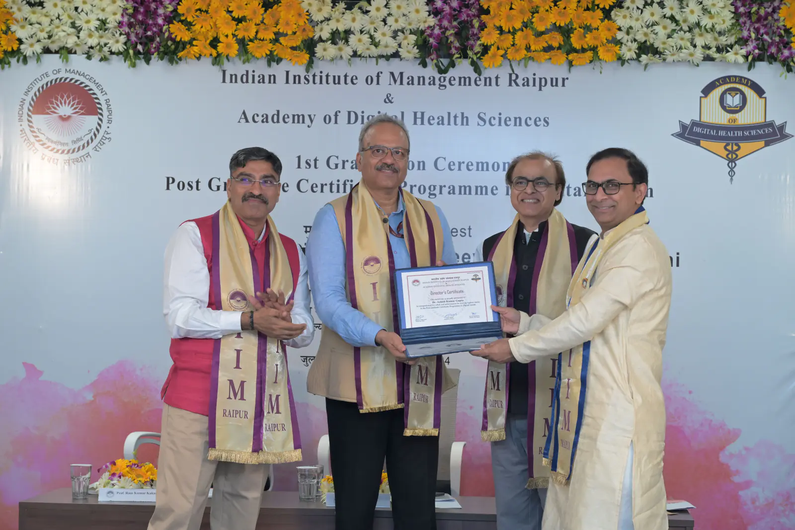 IIM Raipur celebrates the first graduating class of 41 students from the Post-Graduate Certified Digital Health Professional (CDHP)