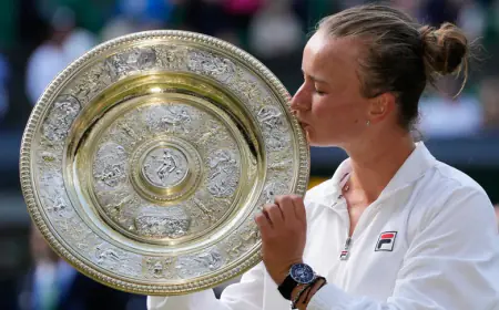 Barbora Krejcikova became the new Wimbledon champion, defeated Jasmine Paolini in the final