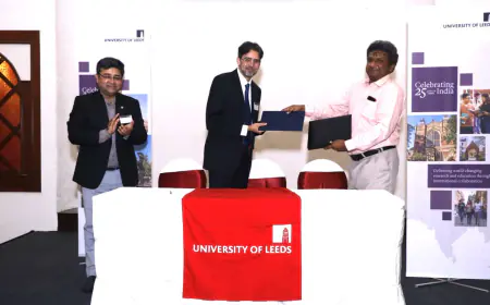 IIT Kharagpur and University of Leeds Sign MoU for  Joint Supervision of PhD Programs