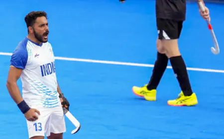Hockey Captain Harmanpreet's goal saved India's honor in Olympics 2024; Played draw with Argentina after trailing for 58 minutes