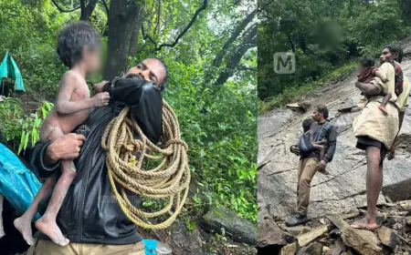Wayanad Landslide: Tribal family was trapped in a cave in dense forest, forest officials arrived as angels, rescued 4