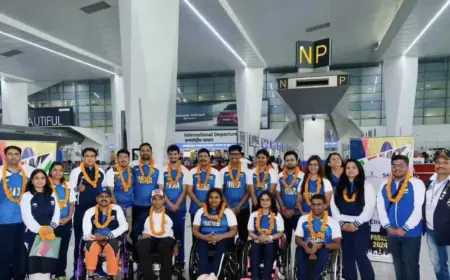 Indian shooting team leaves for Paris to participate in Paralympics, Narwal hopes to do better