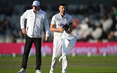 ENG vs SL: Big blow to England after winning the first Test, Mark Wood out of the remaining series