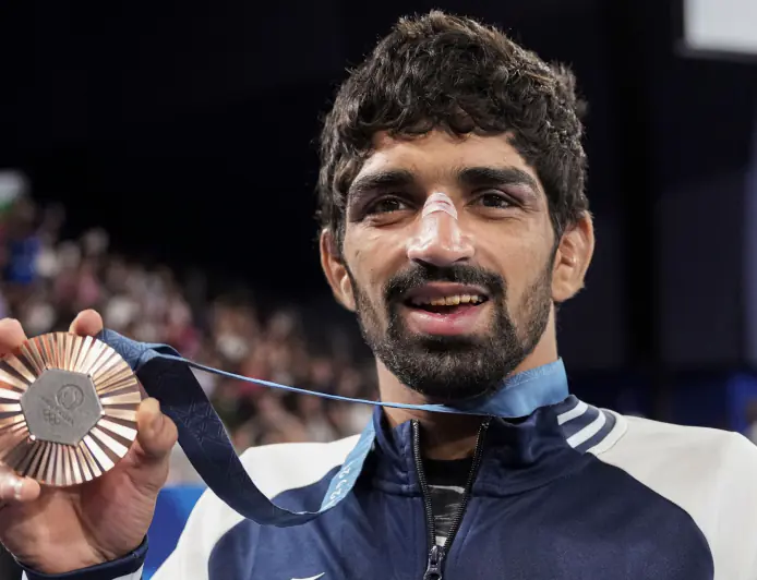 Paris Olympics: Aman registered a special achievement in his name with the bronze medal, leaving Sindhu behind in this matter