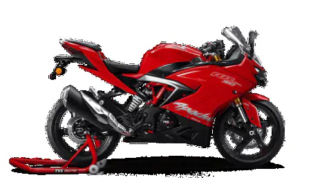 TVS Apache RR 310 spotted during testing; Design, hardware and other updates may remain intact