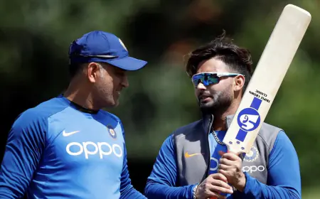 'I want to be like him', Rishabh Pant gave a heart-winning answer on comparison with MS Dhoni