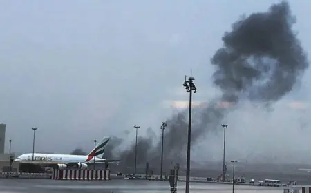 Smoke started coming out of the flight going to Dubai before the flight, panic among 280 passengers
