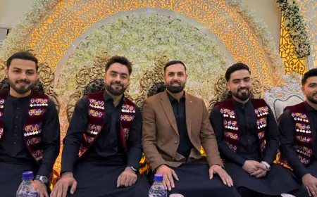 Afghan spinner Rashid Khan marries in Kabul, photo goes viral