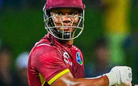 West Indies won ODI in Sri Lanka after 19 years with Evin Lewis's stormy century