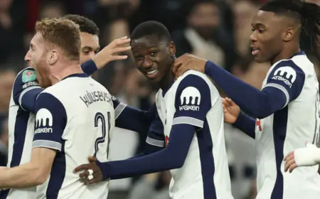 Spurs in the quarterfinals, Manchester City eliminated from the Carabao Cup