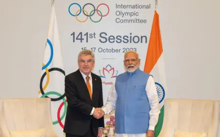 India sends formal letter to IOC expressing India's interest in hosting the Olympic