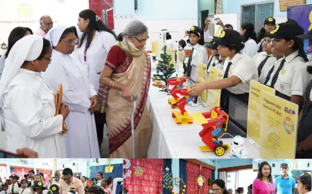 Auxilium Convent School, Dum Dum Ignites Young Minds with 'Auxil Exhibicion 2024'