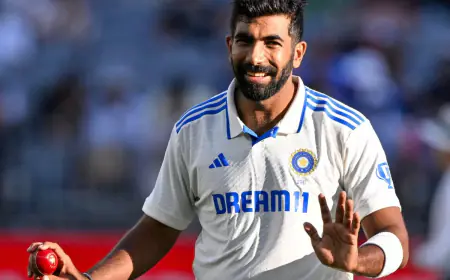 Jasprit Bumrah became the no.1 bowler again after a brilliant performance in the Perth Test
