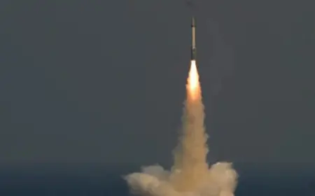 Successful test of K-4 ballistic missile from nuclear submarine INS Arighat; India's strength increased against China