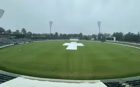 IND vs AUS PM XI: Heavy rain in Canberra during the first day's game of the warm-up match