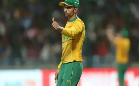 South Africa spinner Keshav Maharaj was ruled out of the remaining matches