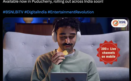 Now BSNL broadband users can watch more than 500 live TV channels for free