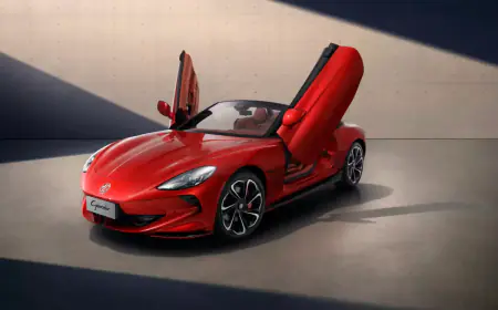 MG Cyberster EV will be available in four color options with many features, launching in January 2025 