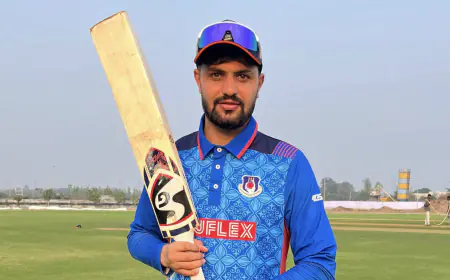 Sameer Rizvi hit a stormy century against Vidarbha at the age of 21