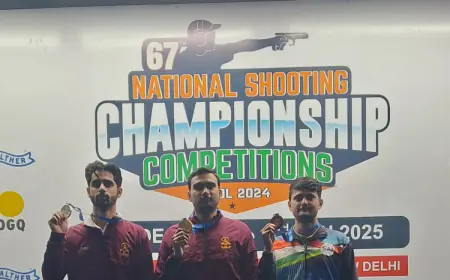 Asian champion and multiple ISSF medalist won the doubles title in the men's air pistol event