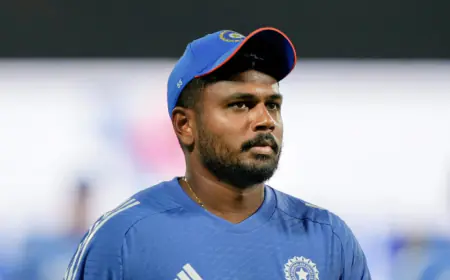 "My child is not safe here," said Sanju Samson's father, saddened by the "dirty politics" being used against him