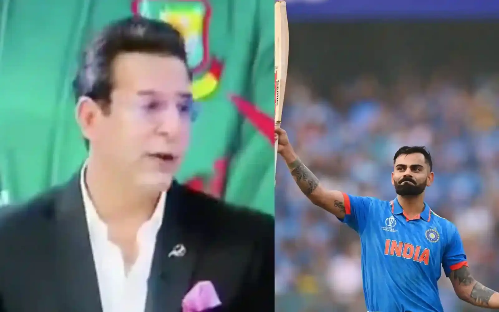 Wasim Akram took a dig at Virat Kohli before the IND vs PAK blockbuster match