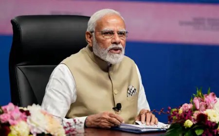 India at the center of the world's future, playing a leading role in many matters; PM Modi lashes out at Congress