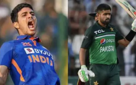 Babar Azam suffered a setback before Champions Trophy 2025, Shubman Gill snatched the number-1 crown