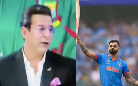 Wasim Akram took a dig at Virat Kohli before the IND vs PAK blockbuster match