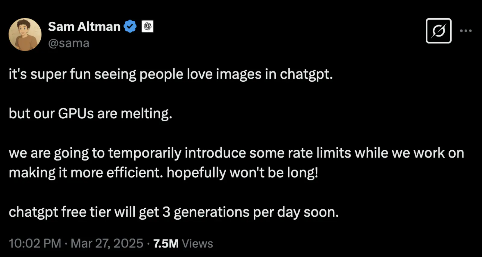 OpenAI CEO's 'request' after Ghibli's popularity, wrote something like this on X