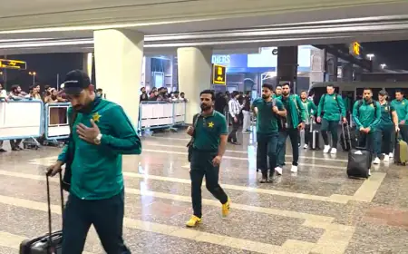 Pakistan cricket team reached Christchurch, 5 T20 match series will be played from this day