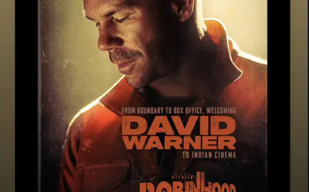 Veteran Australian cricketer debuts in Indian cinema will be seen in the film 'Robin Hood', himself told the fans the release date of the film