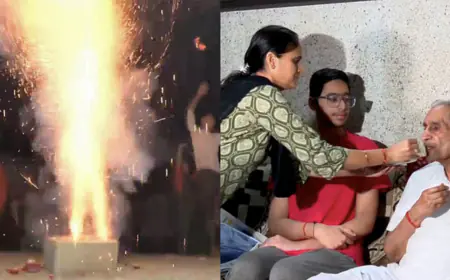 Whole country rejoiced on the return of astronaut Sunita, while her native village celebrated it as a festival Holi-Diwali