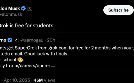 Elon Musk announced SuperGrok can be accessed for free for students; Know details