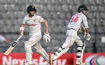 Zimbabwe scored 67 runs without losing any wicket after bowling out Bangladesh for 191