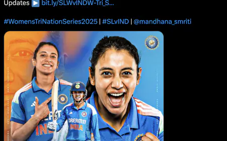 Smriti Mandhana became the 7th Indian player to play 100 women's ODI matches for India